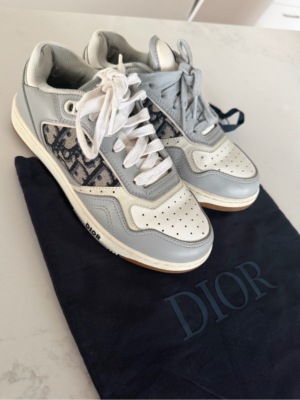 Dior B27 Uptown Low-Top Sneaker (Size 36) Like New with dust bag and extra Strap